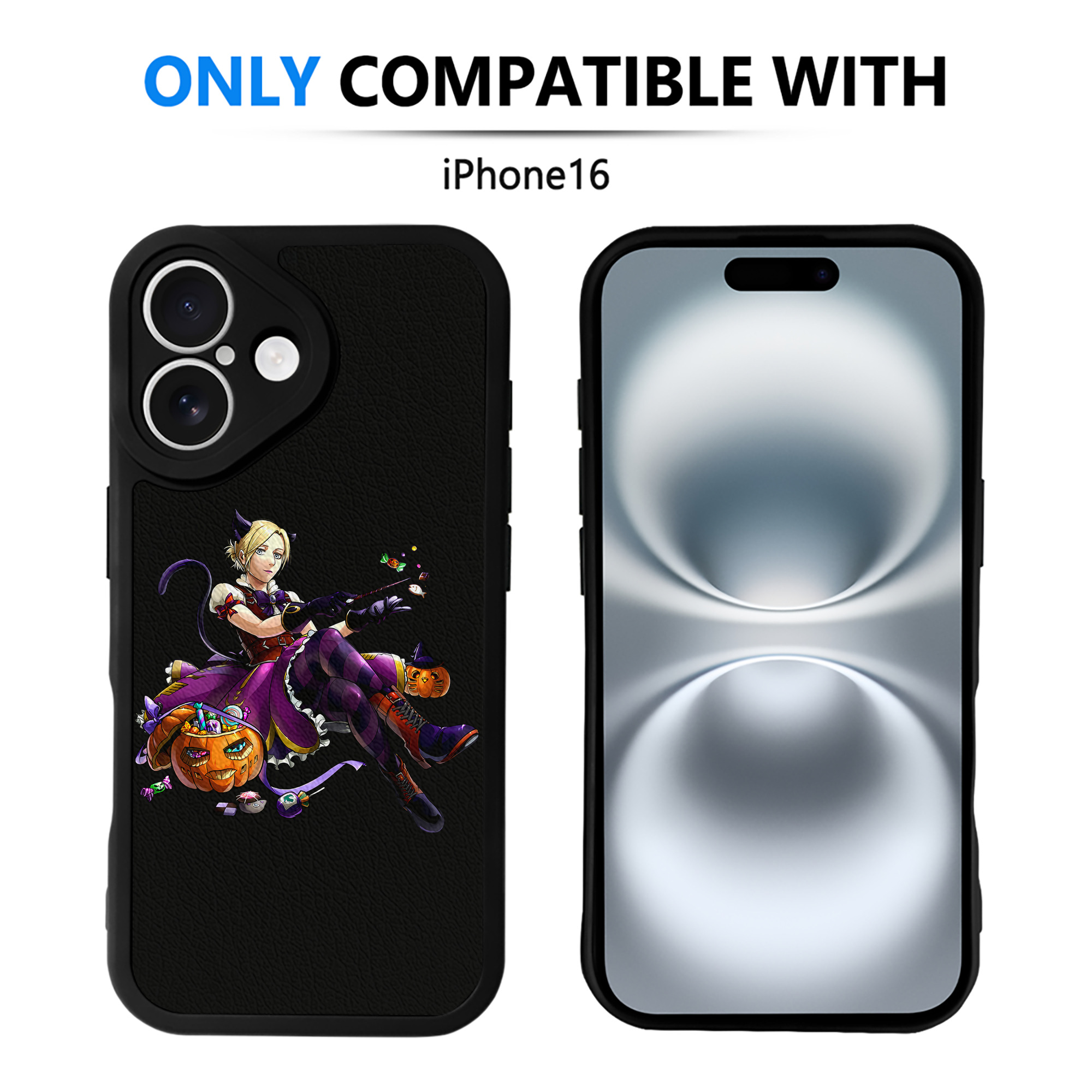 （画像用） 進撃の巨人 アニ・レオンハート Attack on Titan Annie Leonhart 【iPhone 16シリーズ対応】シリコンスマホケース（レザー調） 材質：シリコン